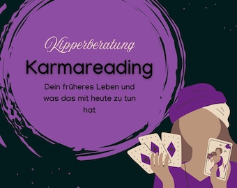 Karma reading - Past life and the present with Kipper cards fortune telling card reading