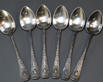 Vintage Ornate small Sterling Silver Teaspoon 7 grams