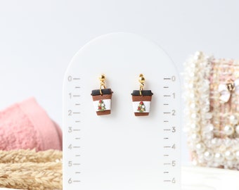 Coffee Cup Earrings| Cup Earrings| Earrings|