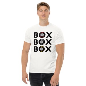 Maglietta Formula 1, Box Box Box, equipaggiamento F1, regali F1