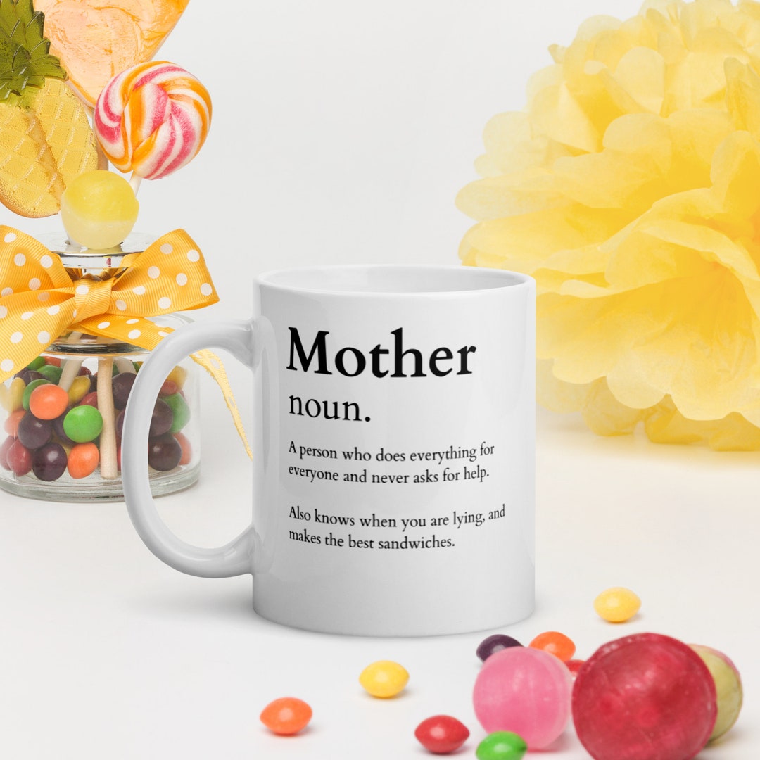 Mum Noun Mothers Day Mug. Mothers Day Glossy Mug - Etsy