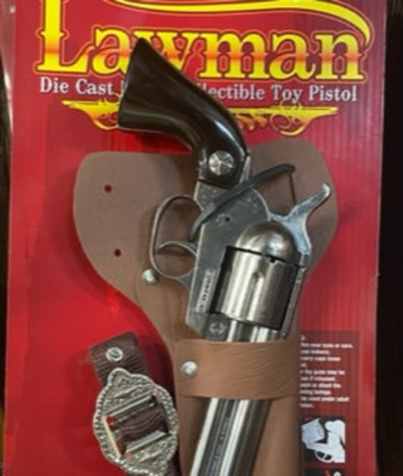 Lawman/ 12 Shot Cap Gun / Cowboy Collection / Made in Spain / Etsy