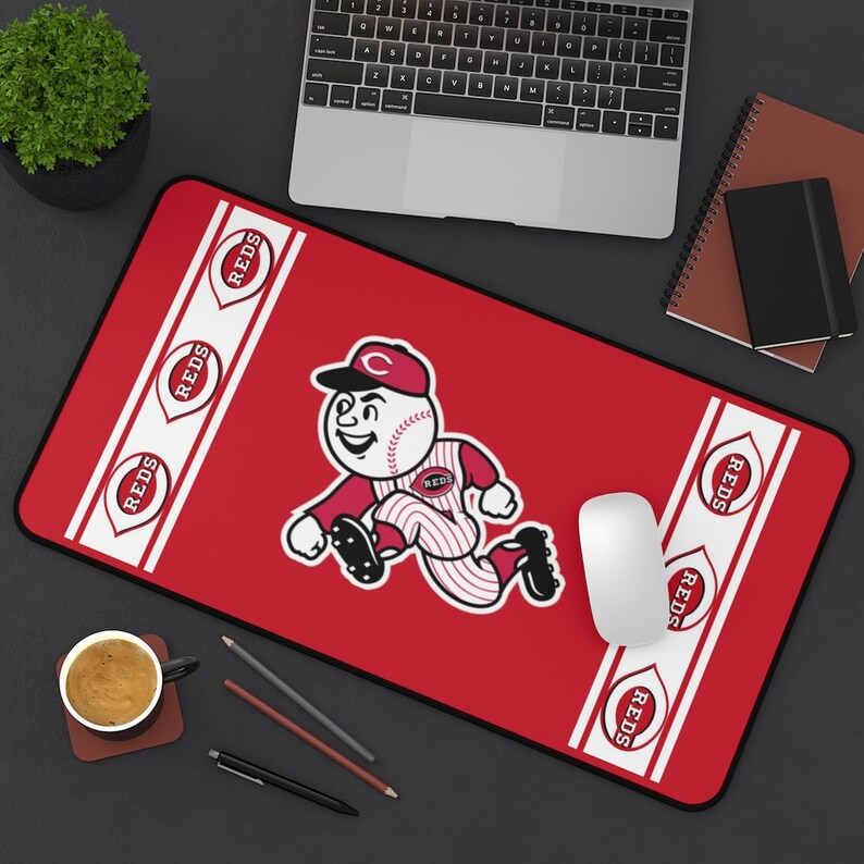 Cincinnati Reds Desk Mat Mlb Etsy