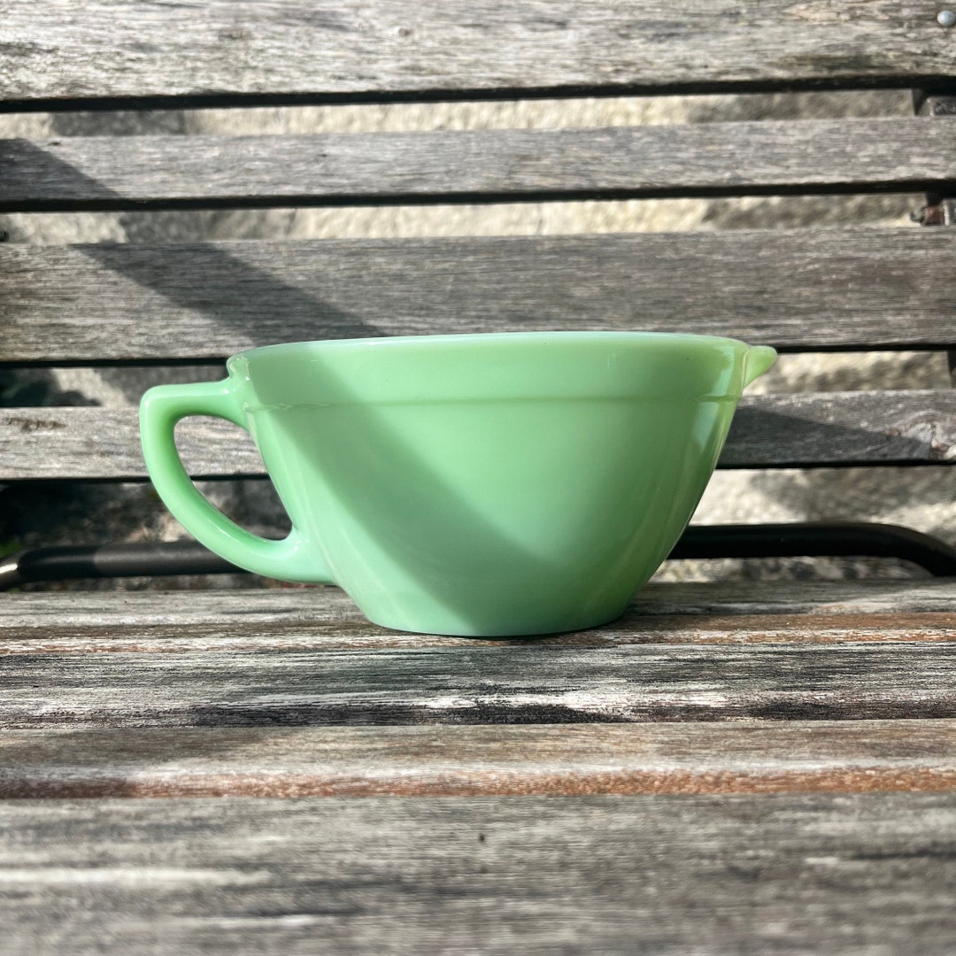 Vintage Anchor Hocking Fire King Jadeite Batter Bowl PRISTINE CONDITION