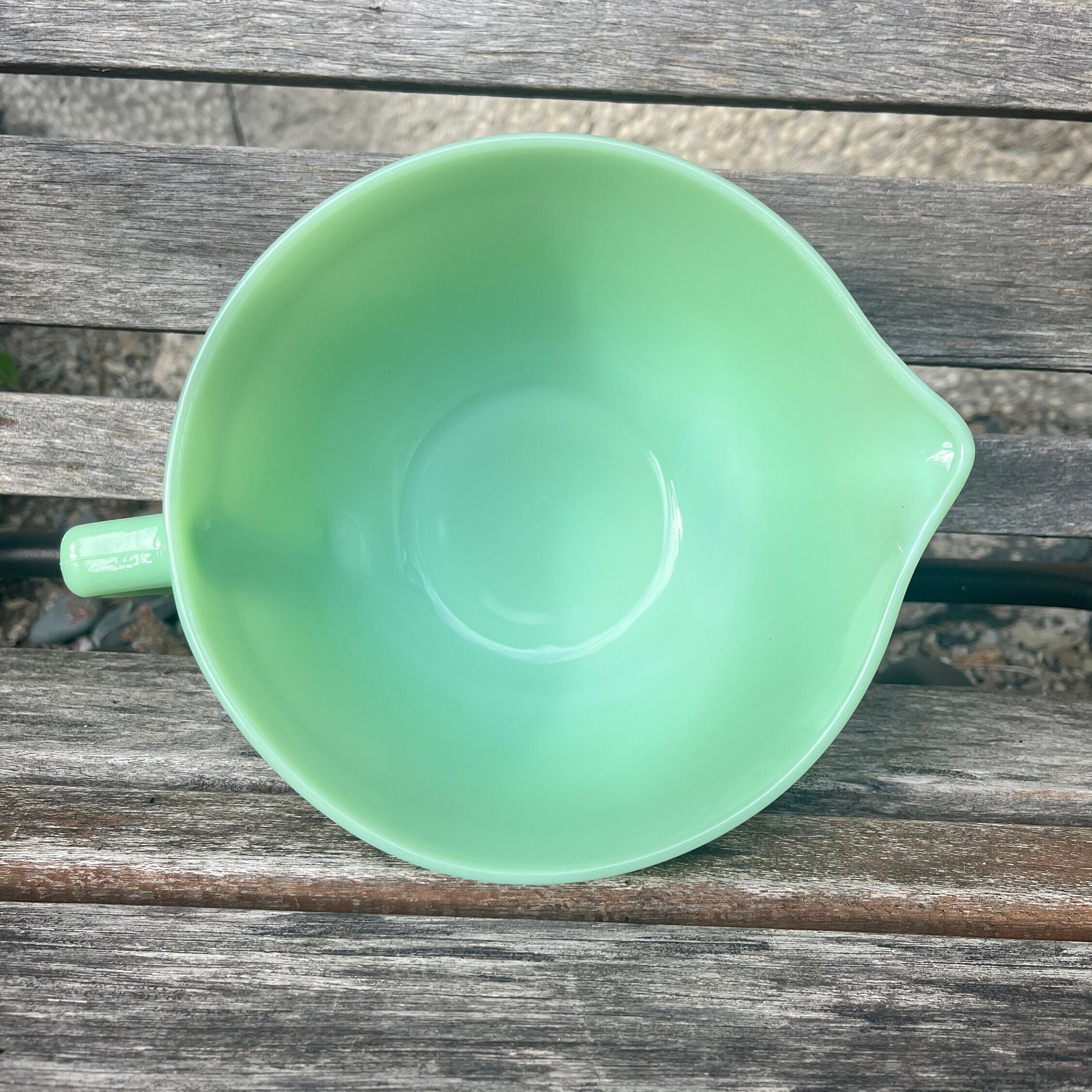 Vintage Anchor Hocking Fire King Jadeite Batter Bowl PRISTINE CONDITION