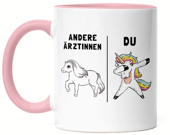 Other Doctors You Mug Pink Funny Doctor Dr Unicorn Saying Colleague Farewell Gift Retirement Thank You