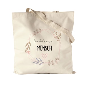 Favorite Person Jute Bag Fabric Bag Canvas Best Friendship Friend Girlfriend Gift Idea