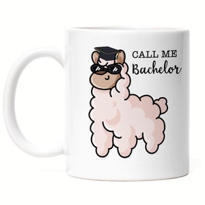 Call me Bachelor Tasse Bachelorabschluss Geschenk Lustig Alpaka Studium Absolvent Uni