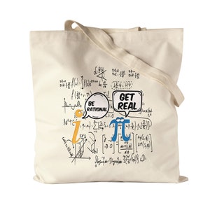 Imaginäre Zahl Pi Jutebeutel Stoffbeutel Canvas Lustig Geschenkidee Mathematiker Physiker Ingenieur Studium
