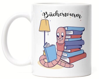Tazza da topo di biblioteca, libri da lettura bianchi, libri divertenti, motivi di lettura, sono divertenti per gli amanti dei libri