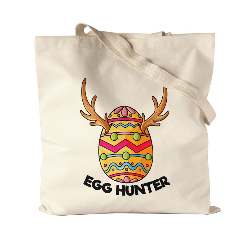 Egg Hunter Jute Bag Fabric Bag Canvas Easter Egg Easter Gift Easter Gift Easter image 1