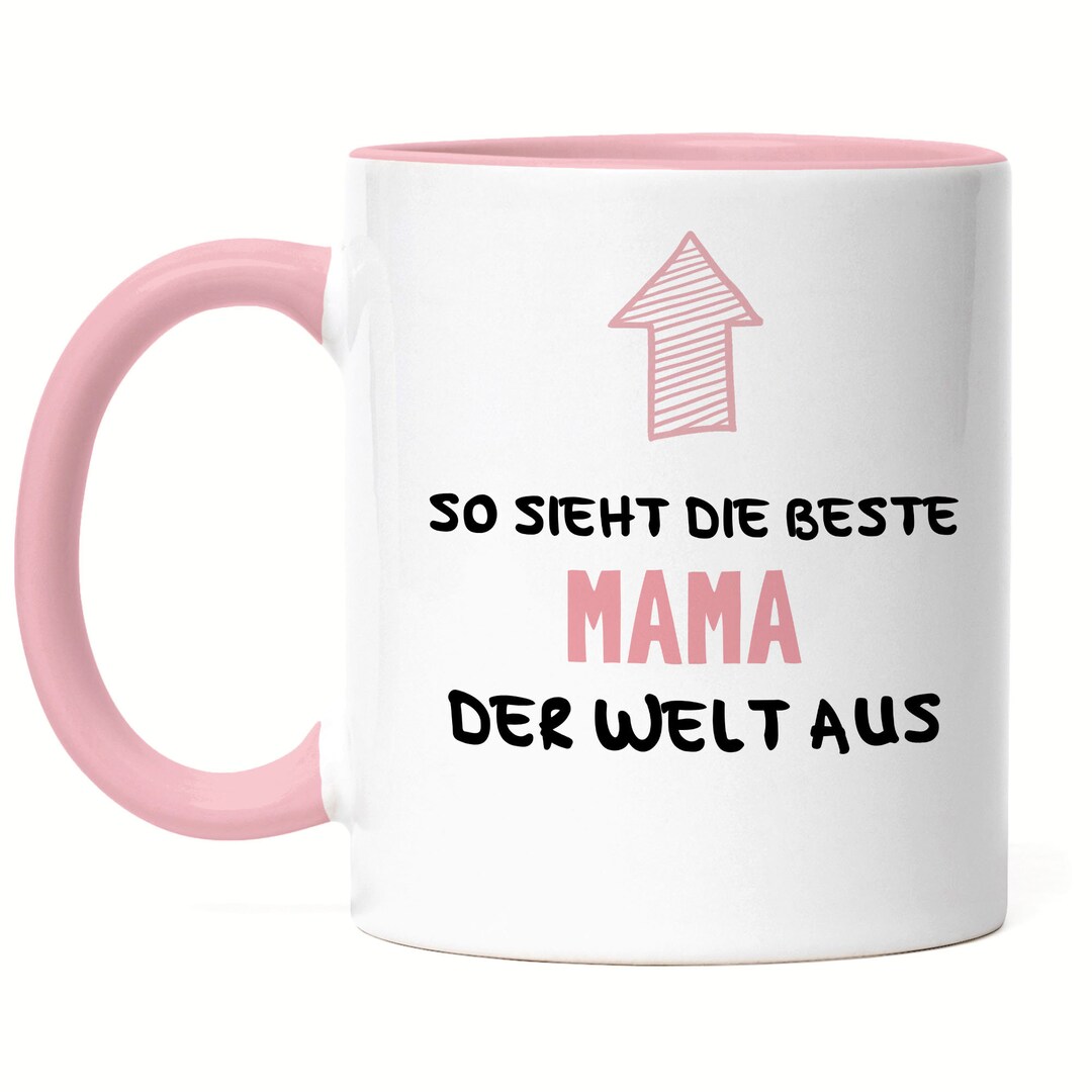 Voici à quoi ressemble la meilleure maman mug rose idée cadeau fête des ...
