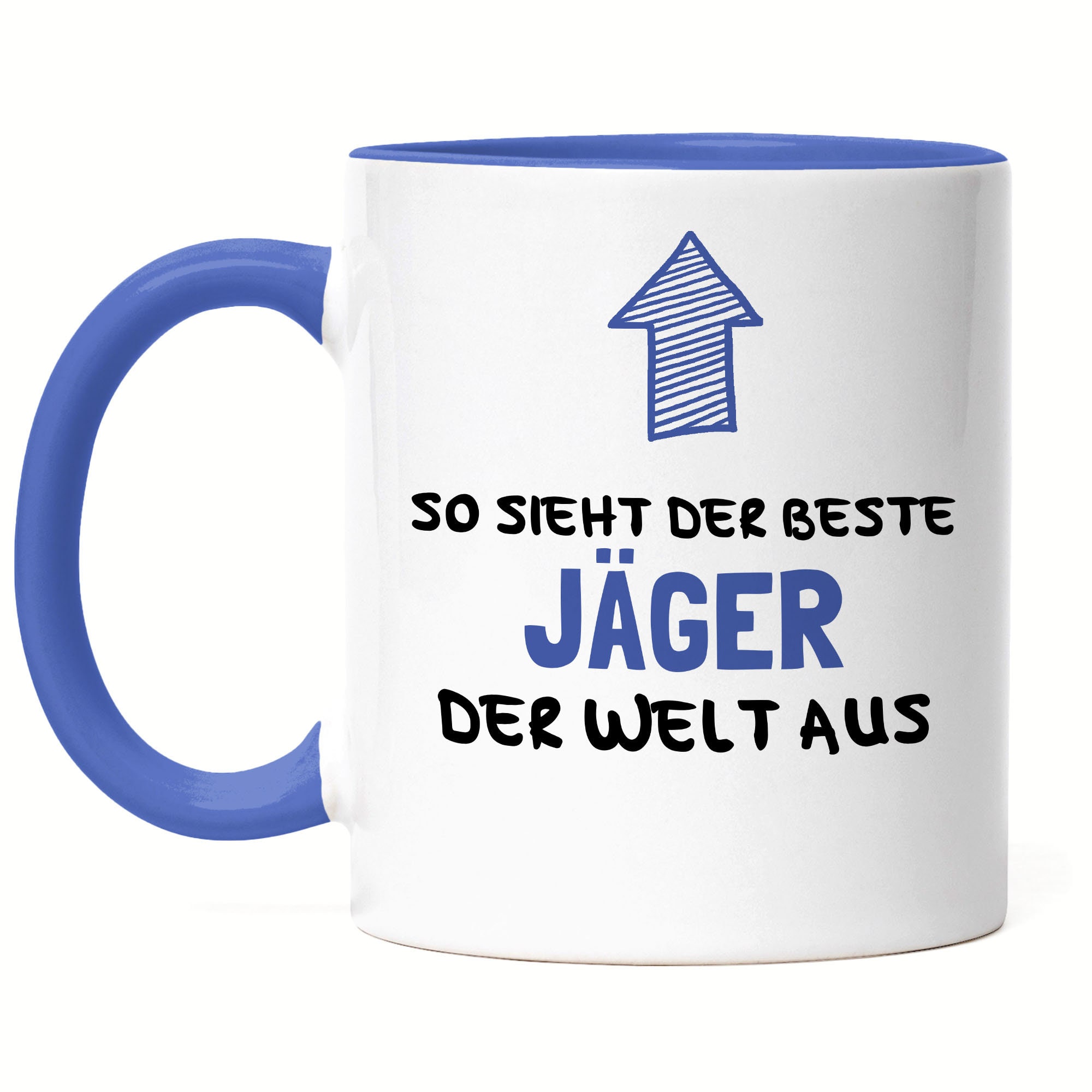 So Sieht Der Beste Jäger Der Welt Aus Tasse Schwarz Bester Jäger Geschenkidee Für Jagd