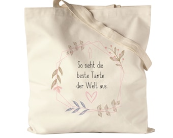 Beste tante ziet eruit als deze jute tas stoffen tas canvas favoriete tante cadeau idee verjaardag neef nichtje