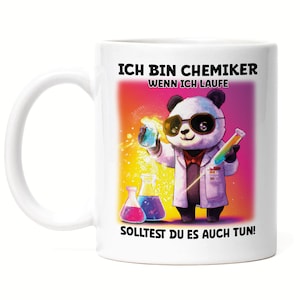 I Am A Chemist If I Run You Should Too Mug White Experiment Chemical Bonds Periodic Table