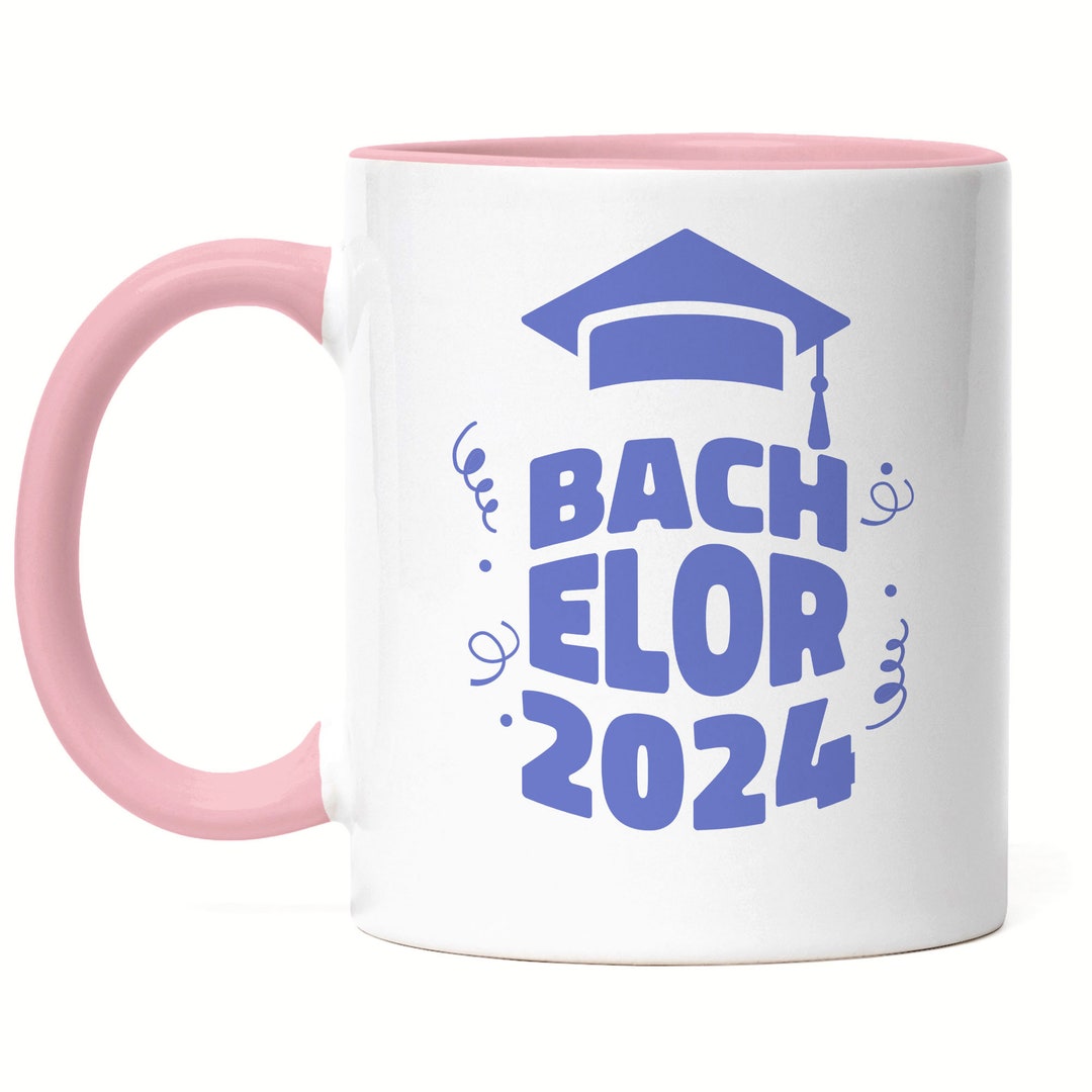 Bachelor 2024 Cup Pink Degree University Uni FH Fachhochschule Etsy