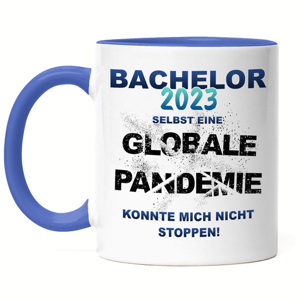 Bachelor 2023 Zelfs een wereldwijde pandemie kon me niet stoppen Cup Blue Studiestudenten Boekexamen