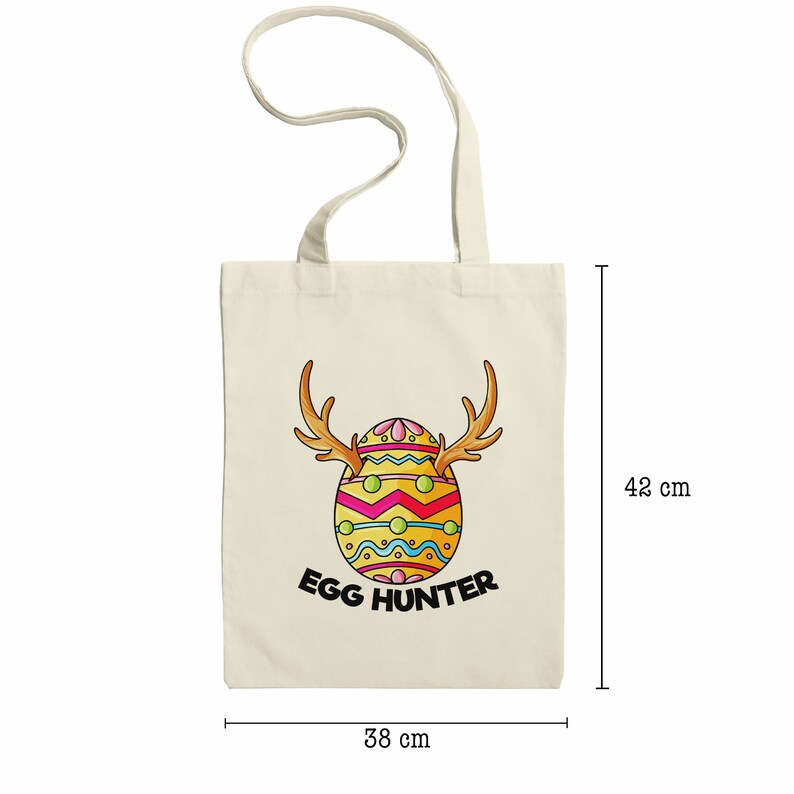 Egg Hunter Jute Bag Fabric Bag Canvas Easter Egg Easter Gift Easter Gift Easter image 2