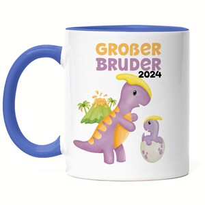 Big Brother 2024 Mug Blue Baby Birth Siblings Family Love Security Toddler Security
