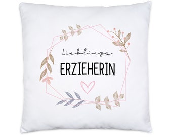 Favorite Teacher Pillow incl. Filling Kindergarten Farewell Thank You & Farewell Gift Kindergarten Kita