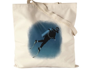 Diving fabric bag jute bag canvas water body of water diver lake sea ocean swimmers oxygen bottle diving goggles fins