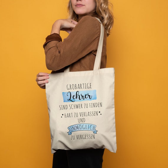 Spreadshirt „Großartige Lehrerin“ Einkaufstasche – Nachhaltige Baumwolltasche Mit Aufdruck
