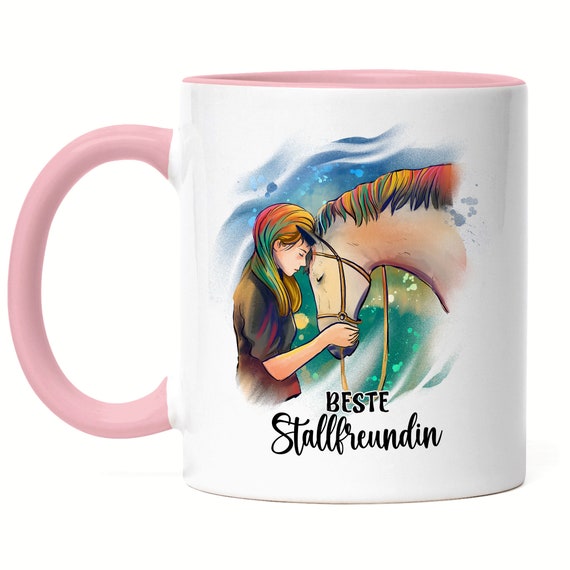 La Vie Est Un Poney Ferme Tasse Cheval Cheval Café Tasse Cavalier Cafetière Tasse à Café équitation Meilleur Ami Tasse à Thé à Quatre Pattes Fille De