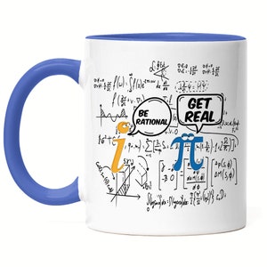 Imaginäre Zahl Pi Tasse Blau Lustig Geschenkidee Mathematiker Physiker Ingenieur Studium
