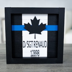 Police Officer gift | Thin Blue Line |Custom Police Gift | Customized | Law Enforcement Gift| Cop Gifts | Key Holder | Entryway Organization