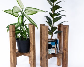 Rustic Wood Plant Stand, Wooden Indoor Plant Stand, Home Decor, Rustic Plant Stand, Plant Stand, Plant decor, Plant Accessories plant stand