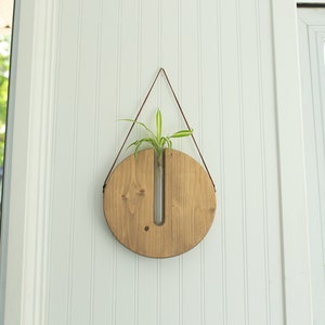 Wall Decor - Plant Propagation Station - Wooden Wall Vase for Glowers -Wall Planter- Nature Lovers Wall Planter,  Wood Wall Hanging, Gift