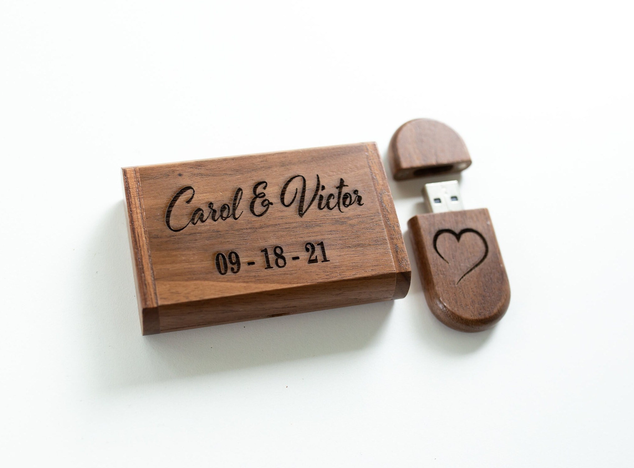 Custom Wooden Wedding USB Memory Gift Box | Custom Memory Photo Box | Custom  Couple Gift | Custom Engraving | Personalized Wood Storage Box - Etsy, image size:2039x1503