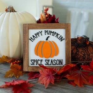 Halloween tiered tray signs / Halloween tiered tray decor /mini Halloween signs /Halloween signs / tiered tray signs/ Fall Tiered Tray Decor