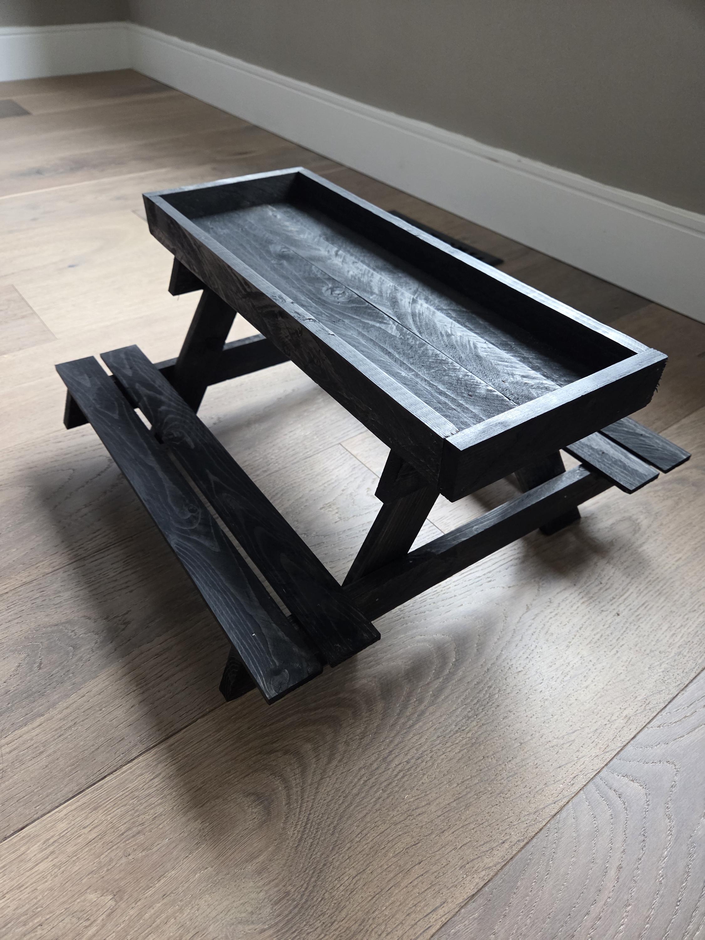 Chicknic Table - Chicken Picnic Table - Chicken Feeder - Chicken