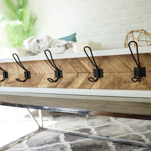 Towel Rack, Towel, Coat Rack, Hat Rack, Towel Hooks, Wall Decor, Boho Decor, Bathroom Decor,  Personalized Gift, Beach Decor, Wall Hook