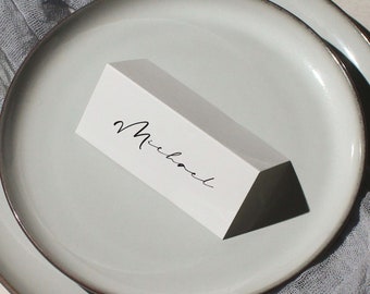 Segnaposto per matrimoni personalizzati, cancelleria minimalista
