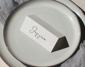 Segnaposto per matrimoni personalizzati, cancelleria minimalista