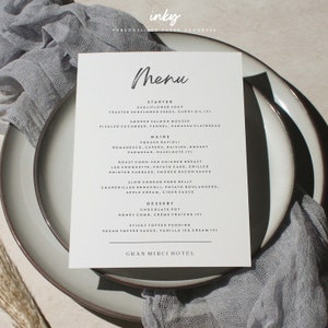 Cardápio de casamento personalizado, Cardápios de casamento modernos, Cardápio, Casamento, Cardápios de casamento com cartão postal, Papelaria de cardápio elegante, Cardápio de casamento elegante, Casamento