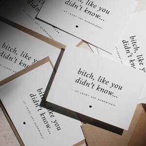 Cartão de casamento engraçado e surpresa, cartão de proposta de casamento, madrinha, madrinha de casamento, qualquer função, inclui envelopes, pacote com vários cartões, rude