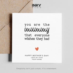 Die Mumie, die sich jeder wünscht - Geschenke für Mama, Muttertagsgeschenke für Mama, alles Gute zum Muttertag, Mamakarte zum Muttertag, Mama Geschenk