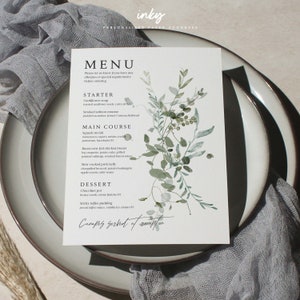 Individuelles Hochzeitsmenü, Modernes Hochzeitsmenüs, Menükarte, Hochzeit, Postkarten-Hochzeitsmenüs, Stilvolles Menü-Briefpapier, Elegantes Hochzeitsmenü, Hochzeit