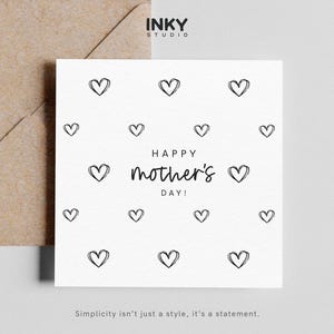 Feliz Día de la Madre - Para una mamá maravillosa - Tarjeta personalizada, Tarjeta de felicitación para mamá, Tarjeta para mamá, Tarjeta para ella, Tarjeta sencilla, Personalizada
