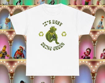 It&#39;s Easy Being Green - Kermit - Unisex Heavy Cotton Tee