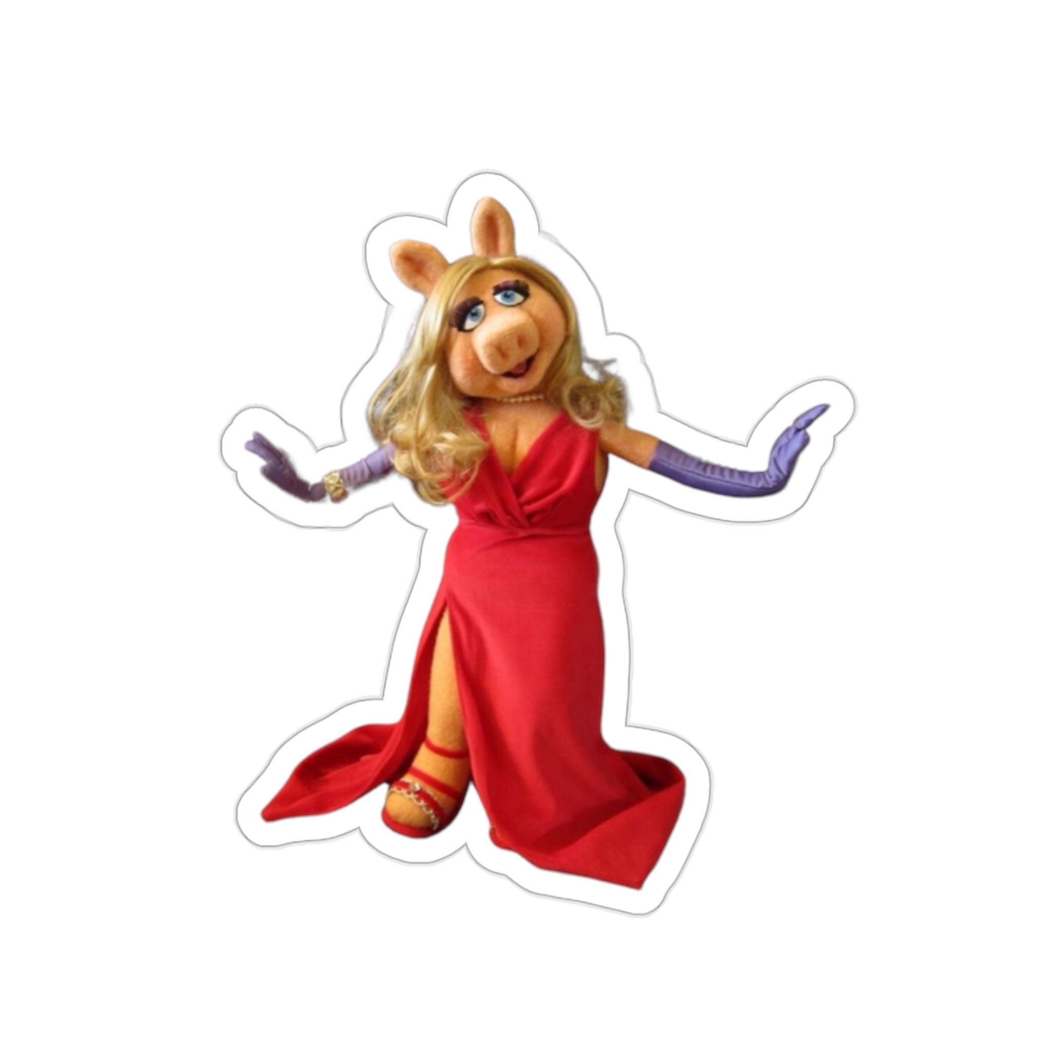 Miss Piggy Kiss-Cut Stickers