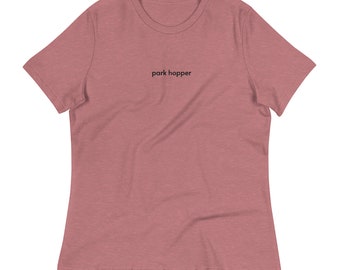 Camiseta holgada bordada de Park Hopper para mujer