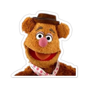 Fozzie Bear Kiss-Cut Stickers