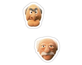 Statler and Waldorf Kiss-Cut Stickers