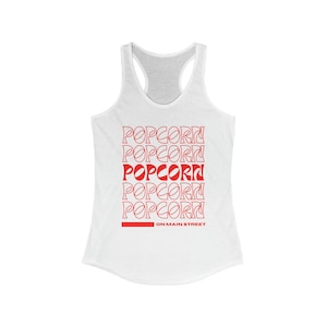 Popcorn on Main Street Women&#39;s Ideal Racerback Tank