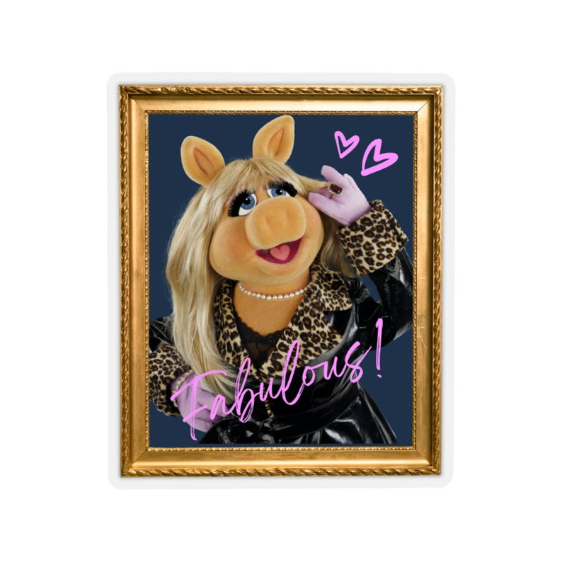 Miss Piggy Fabful in Frame Aufkleber Bild 4