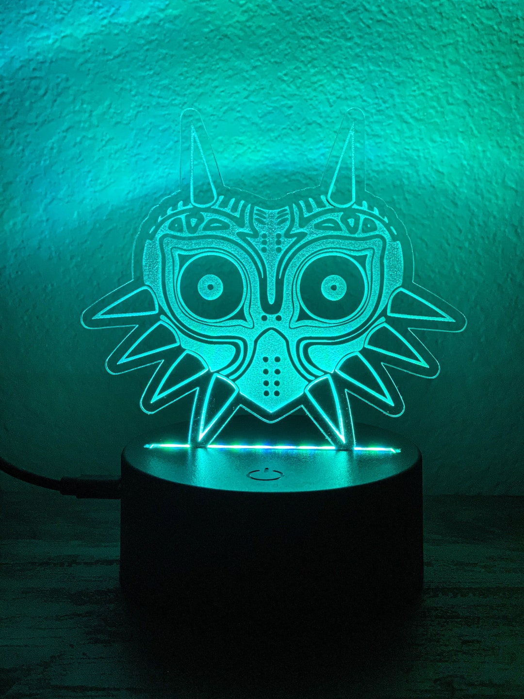 Zelda Lamp Majora's Mask Lamp LED Light Video Game Lamp Zelda Gifts